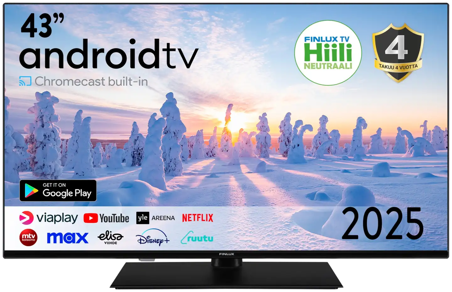 Finlux 43" 4K UHD Android Smart LED TV 43G9.2ACMI - 1