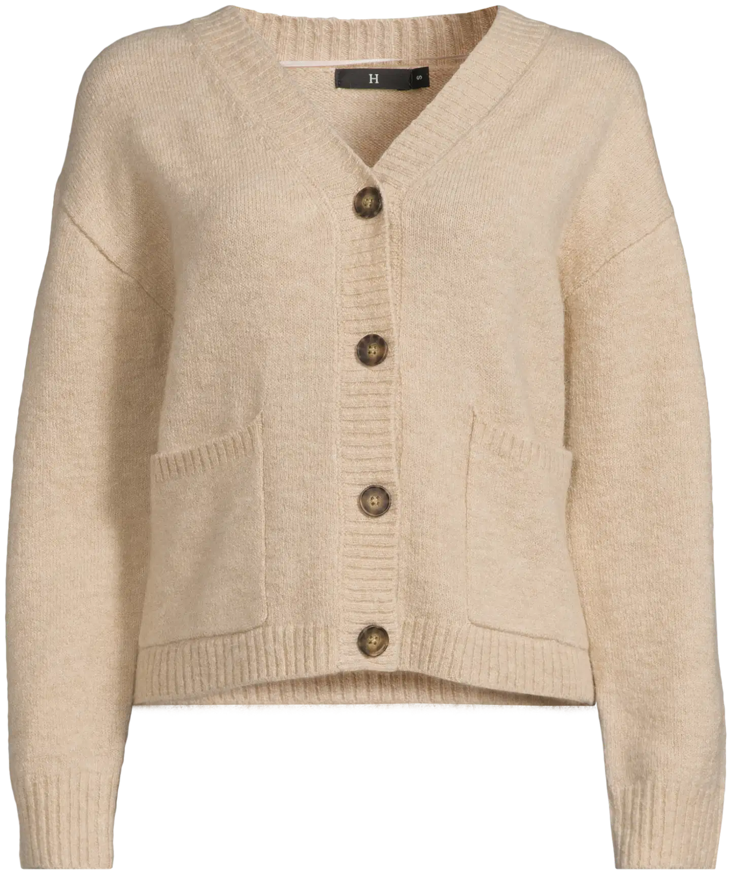 House naisten neuletakki Fluffy-C - Sand - 2