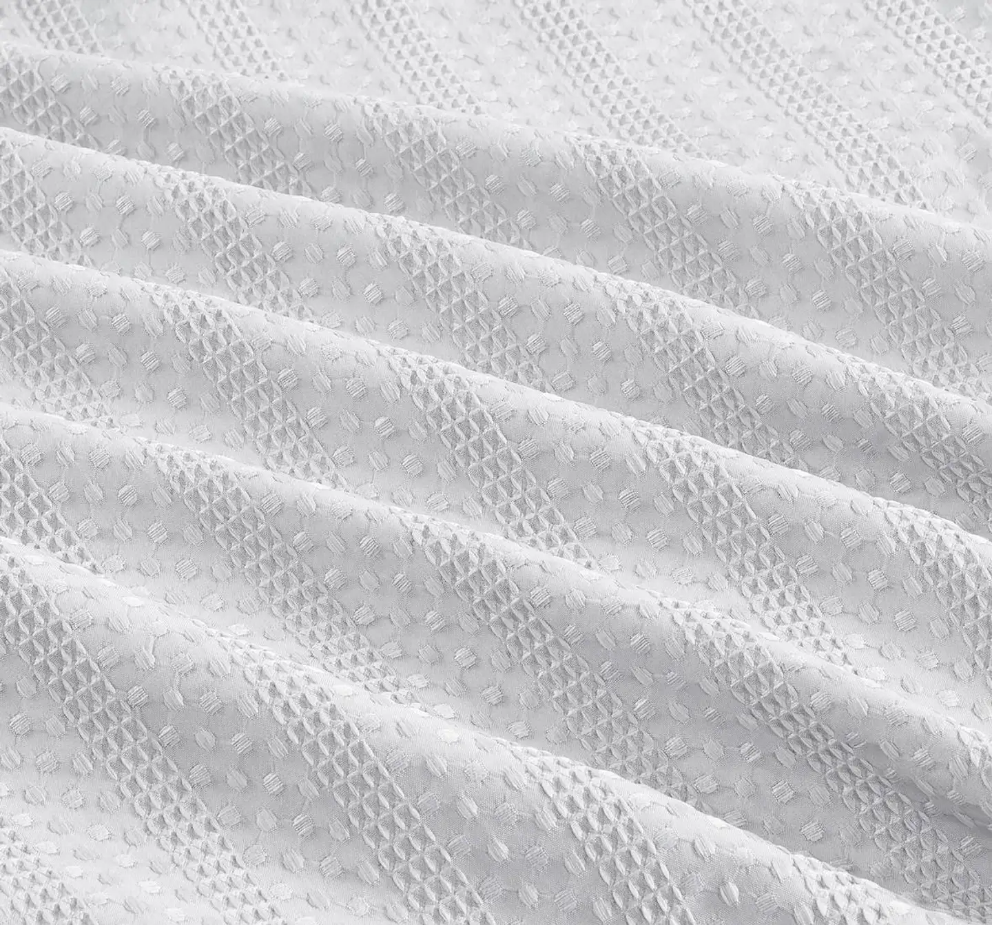 Home & Main päiväpeitto WaffleJacq 260x260 cm valkoinen - 2