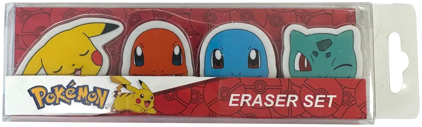 Pokemon pyyhekumit 4kpl/pkt