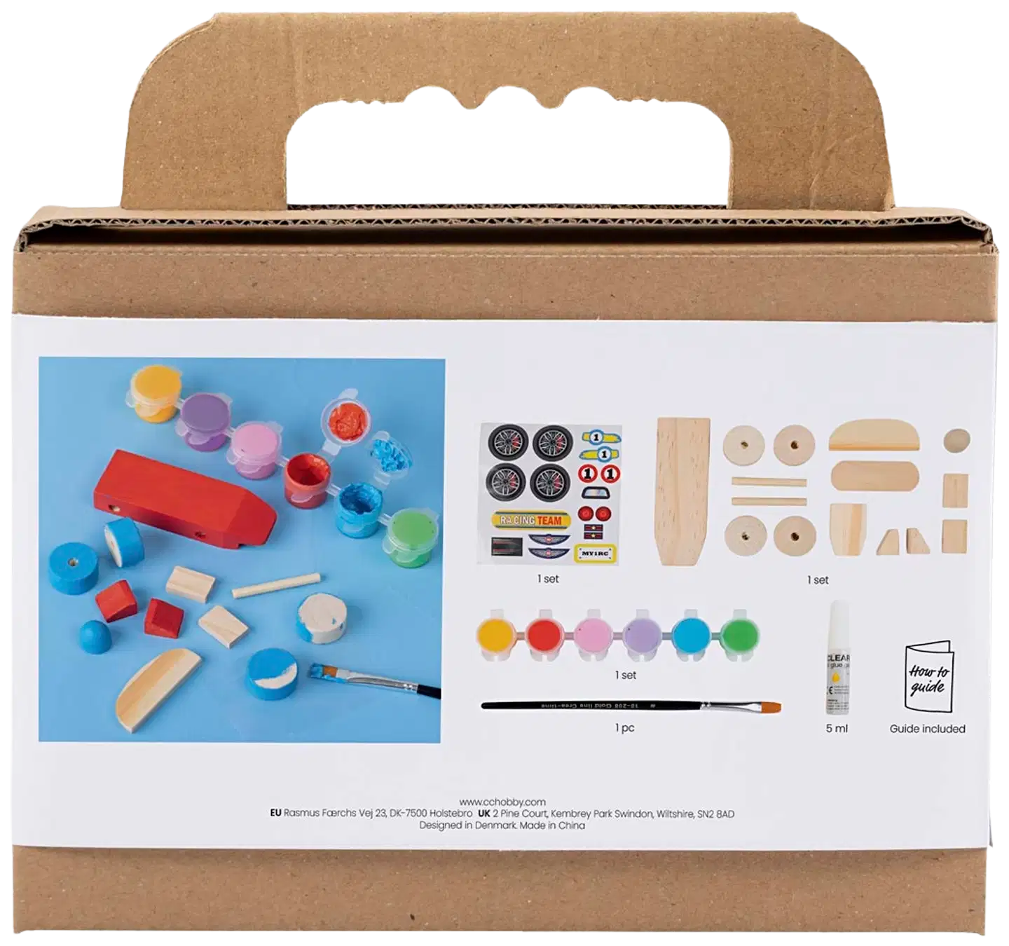 Creativ Company askartelusetti mini maalaus, kilpa-auto - 2