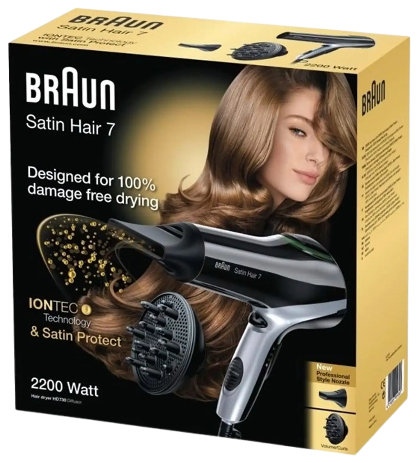 Braun Hiustenkuivain Satin Hair 7 HD730 2200 W - 1