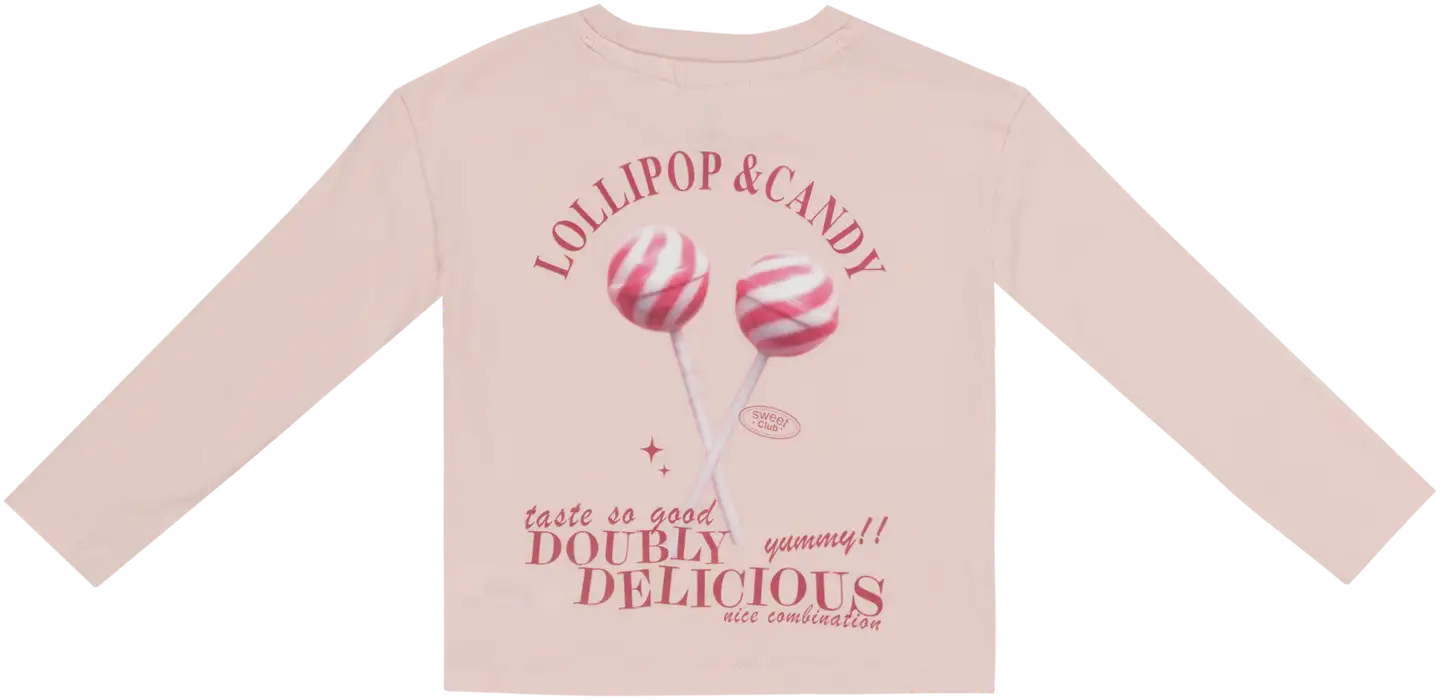TEX lasten trikoopaita lollipop I993955 - PINK LIGHT 2 - 2