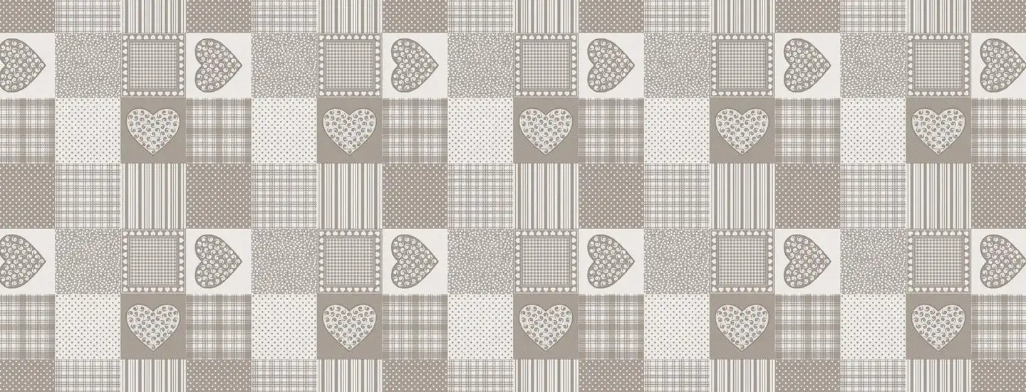 Dolce Vita pöytäliina PVC Chalet Noel gray 140x240 cm, 1804/01
