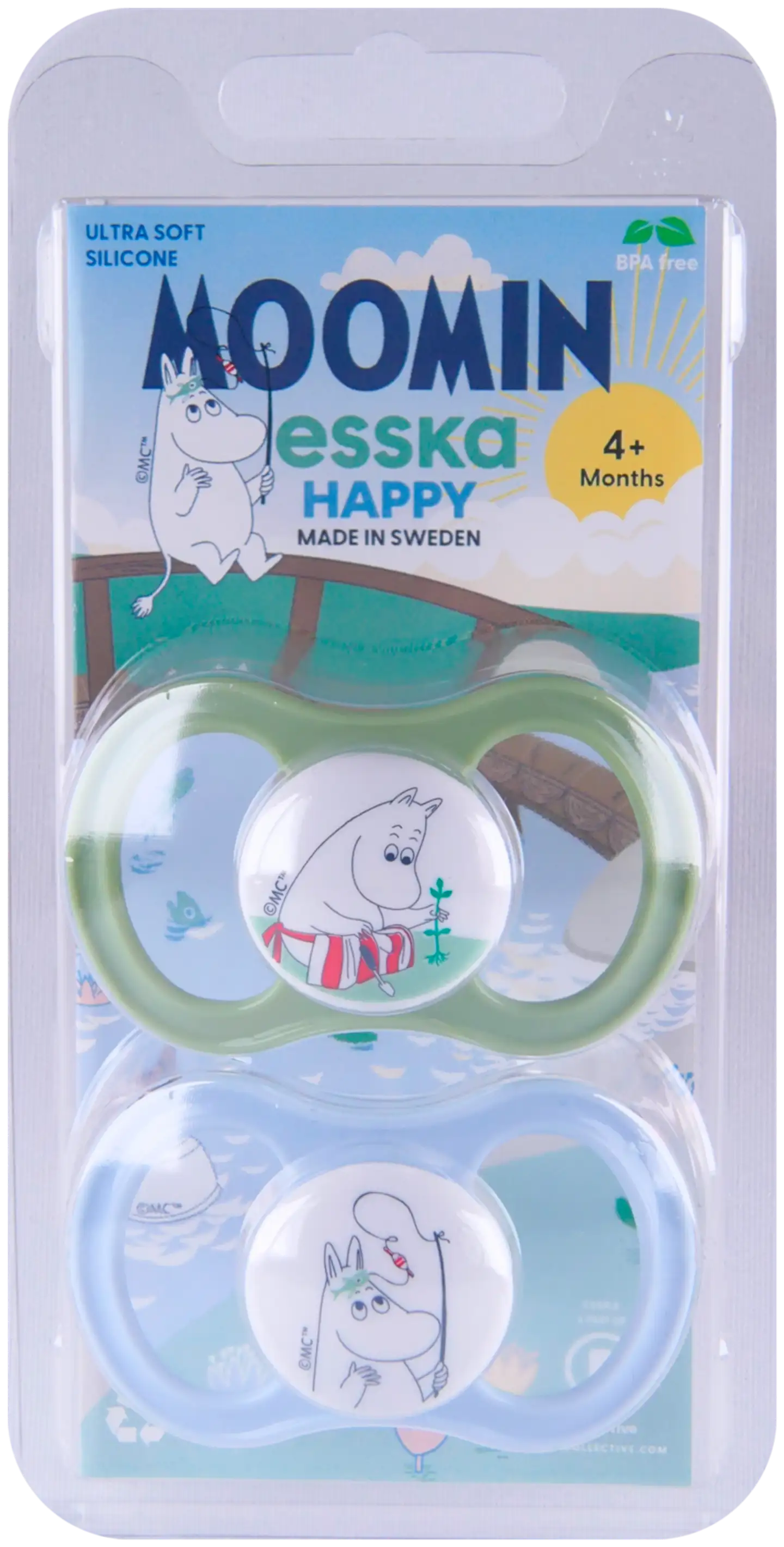 Esska happy muumi tutti 4-36m 2pcs - 1