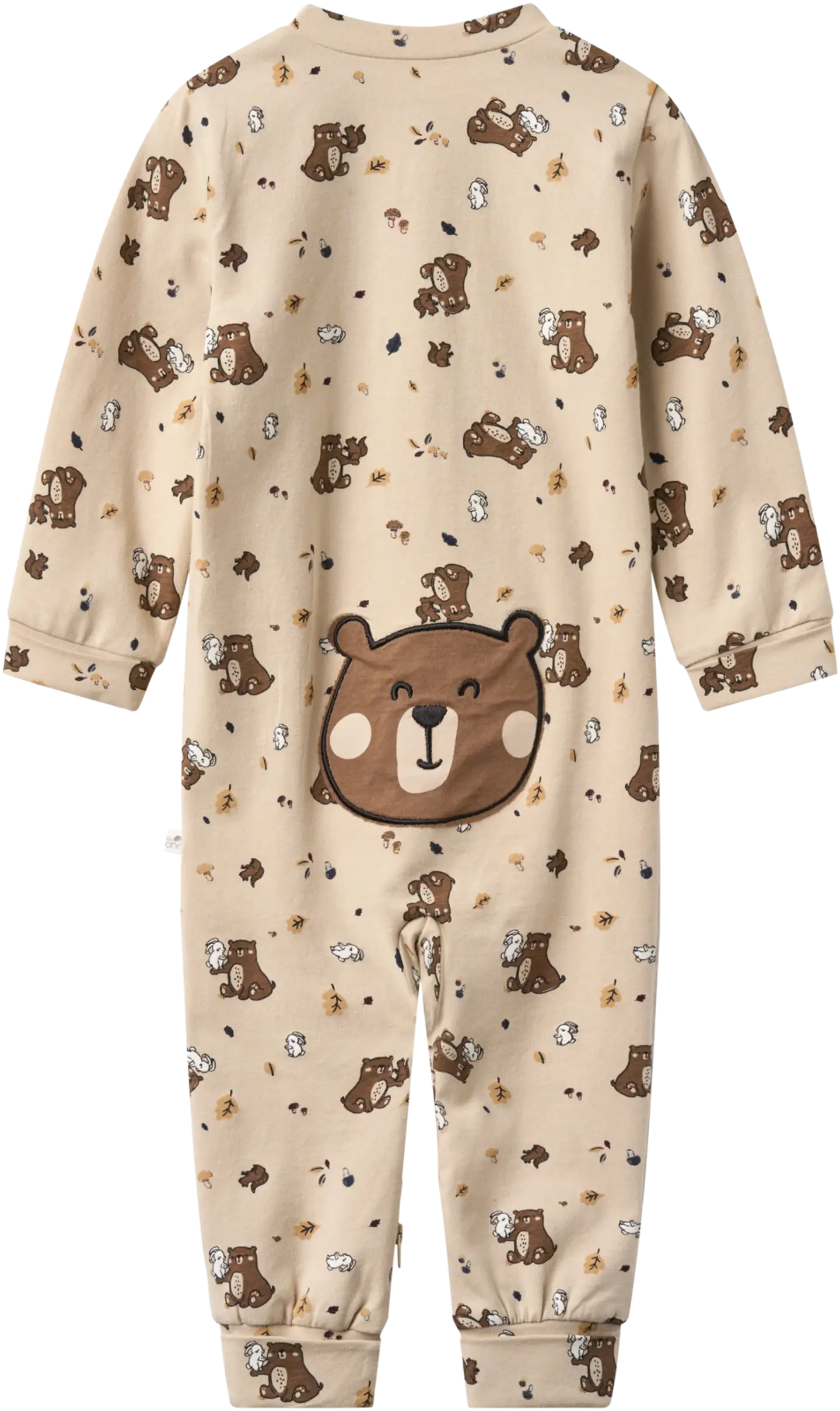 Tiny One unihaalari Nalle GOTS - Cement AOP - 2