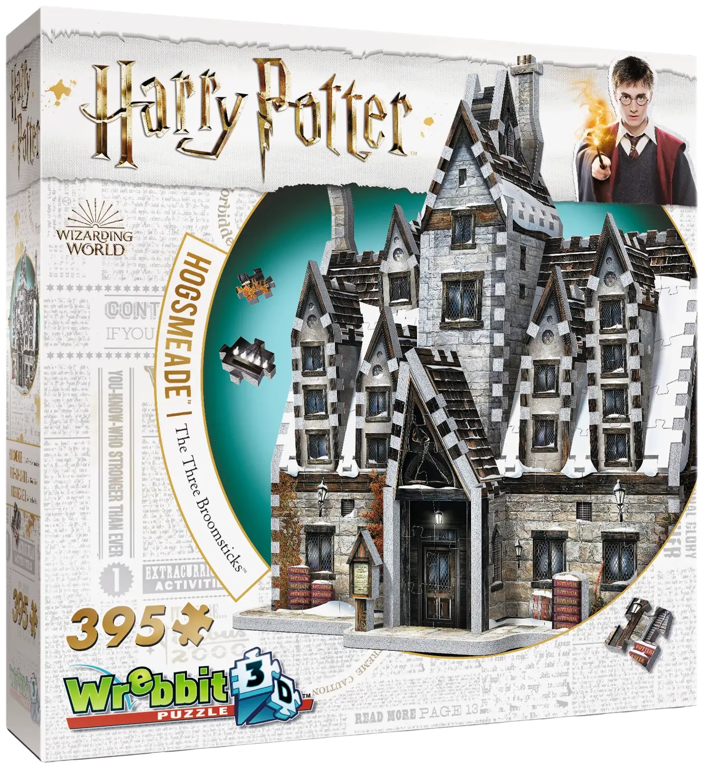 Wrebbit Harry Potter The Three Broomsticks 3D-palapeli - 1