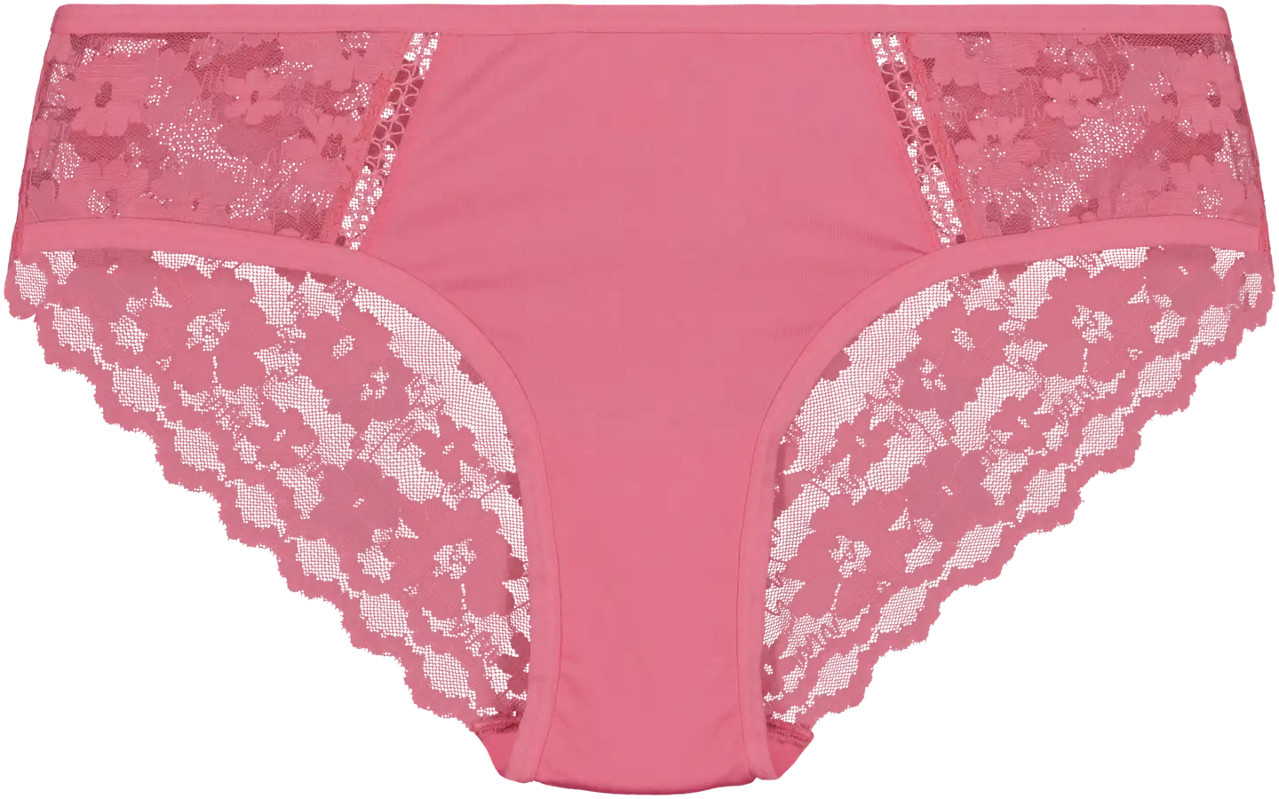 WKLY. naisten pitsihipsterit 210W082628 - Pink carnation - 1
