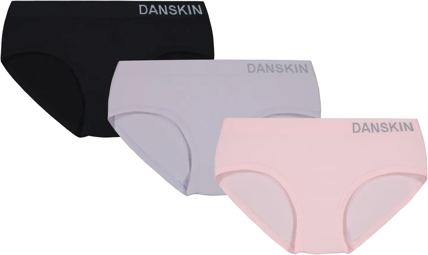 Danskin naisten hipster-alushousut 210D332436 3-pack - Multicolor - 1