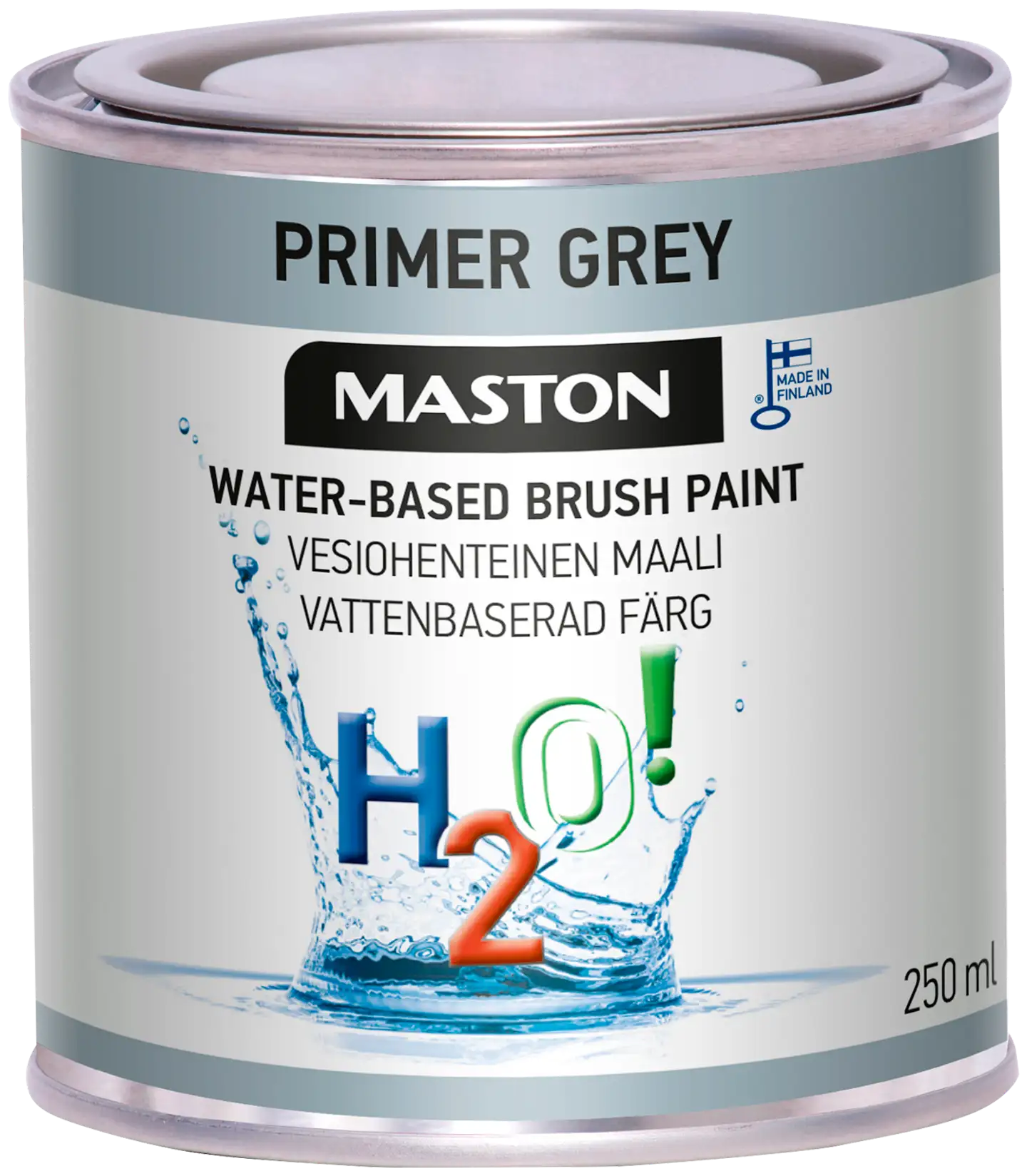 Maston pohjamaali H20! 250 ml harmaa