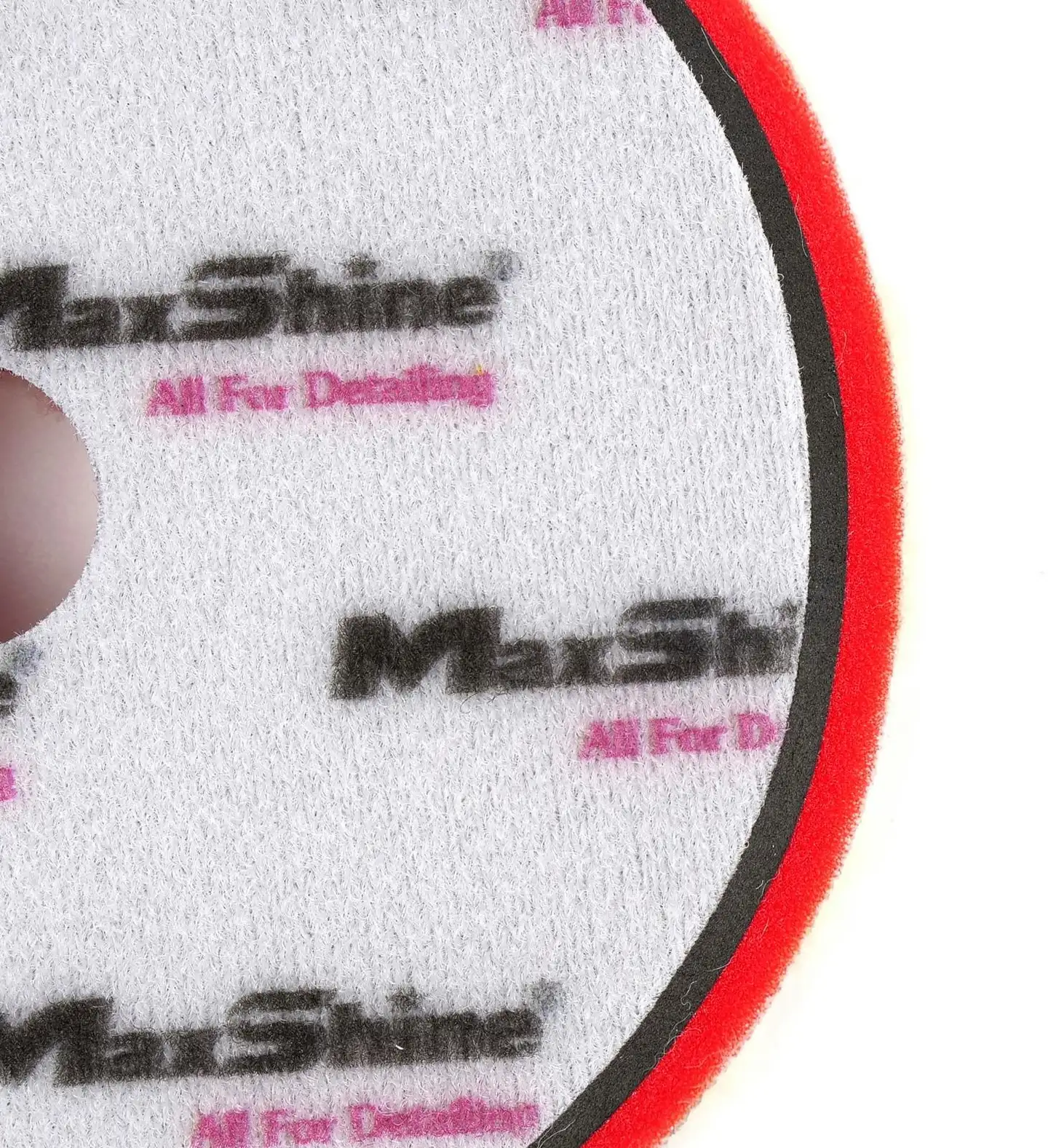 Maxshine 2061080R Premium-villakiillotuslaikka 3" – valkoinen/violetti, 2400GSM lampaanvillaa, vaahtotausta, poistaa tehokkaasti naarmut, pyörteet ja hapettumat, viimeistelee kiiltäväksi - 2