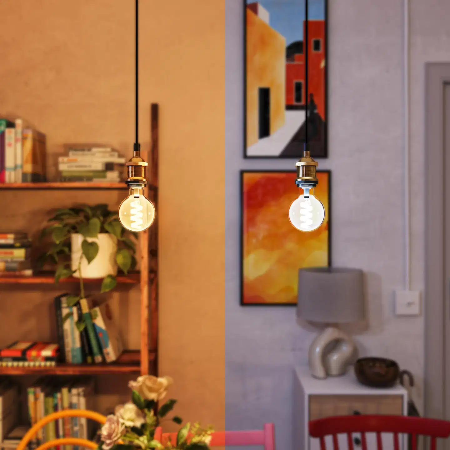 Philips Smart Lighting LED-filamenttilamppu 7W A60 E27 2000-5000K 640lm Amber - 10