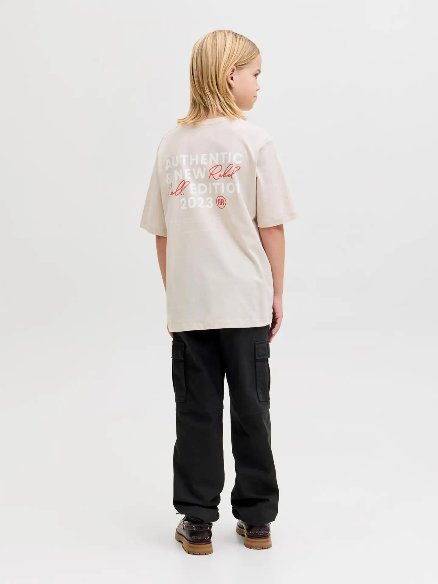 JJ REBEL JUNIOR lasten cargohousut - BLACK - 4