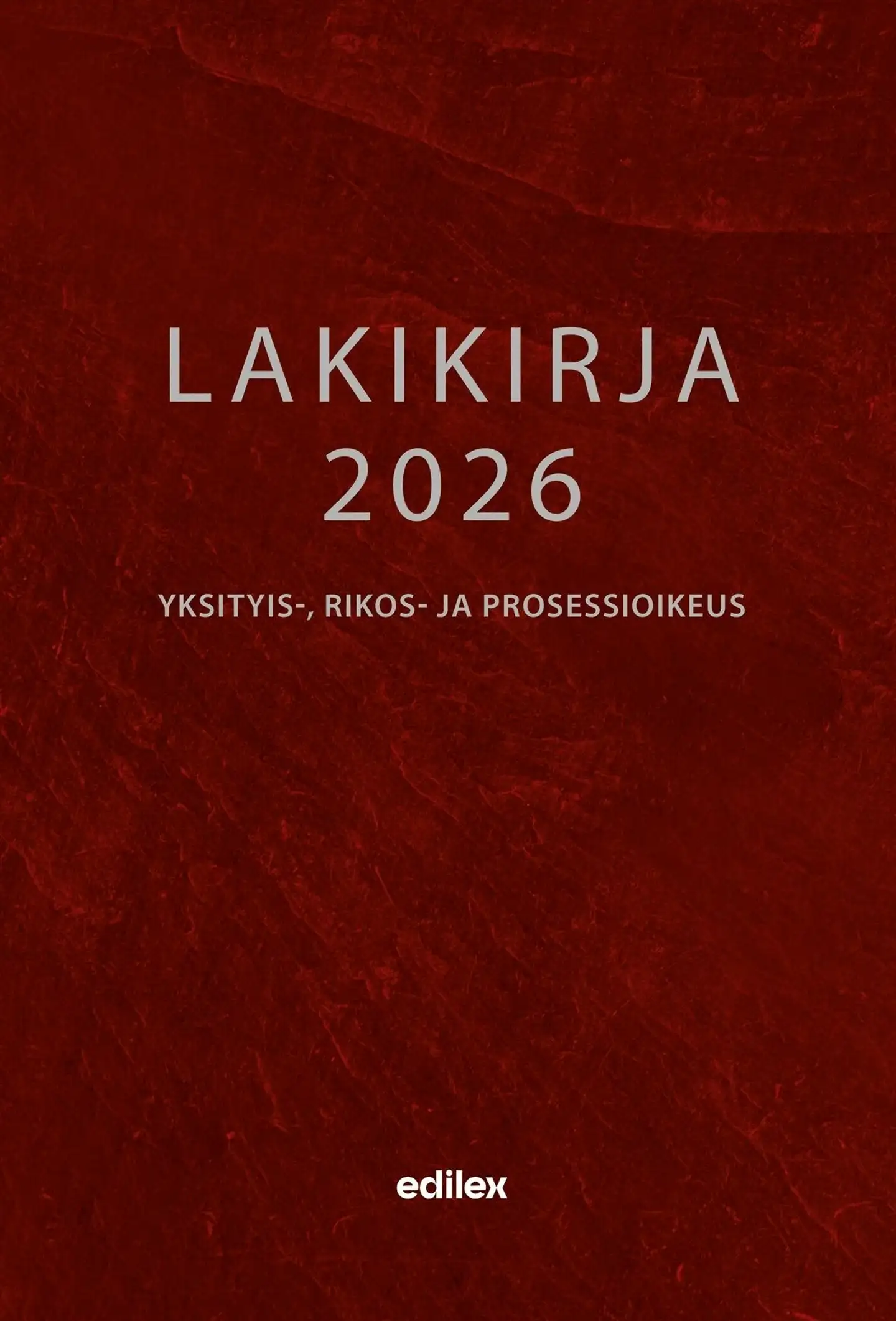 Lakikirja 2026 - Yksityis-, rikos- ja prosessioikeus