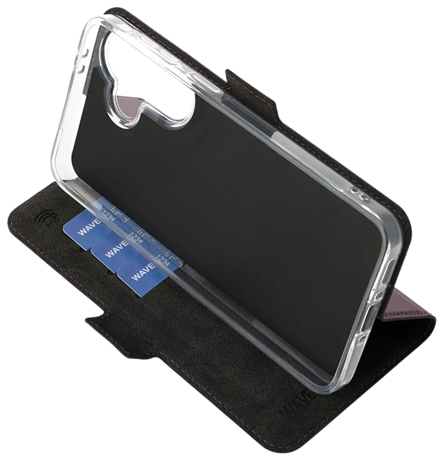 Wave Book Case, Samsung Galaxy A37 5G, Smoky Sangria - 5