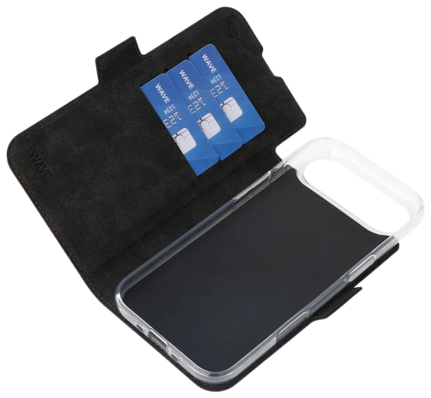 Wave MagSafe -yhteensopiva Book Case, Apple iPhone Air, Smoky Sangria - 5