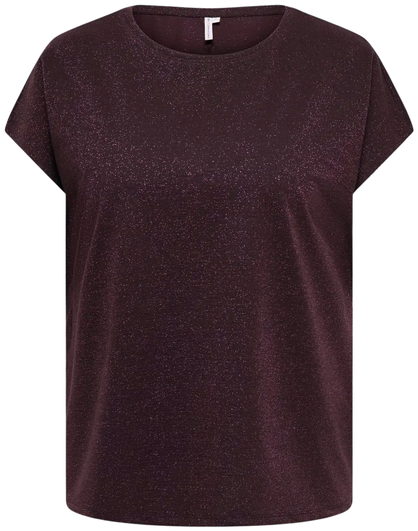 ONLY CARMAKOMA naisten glittertoppi Carmoster - Fudge - 1