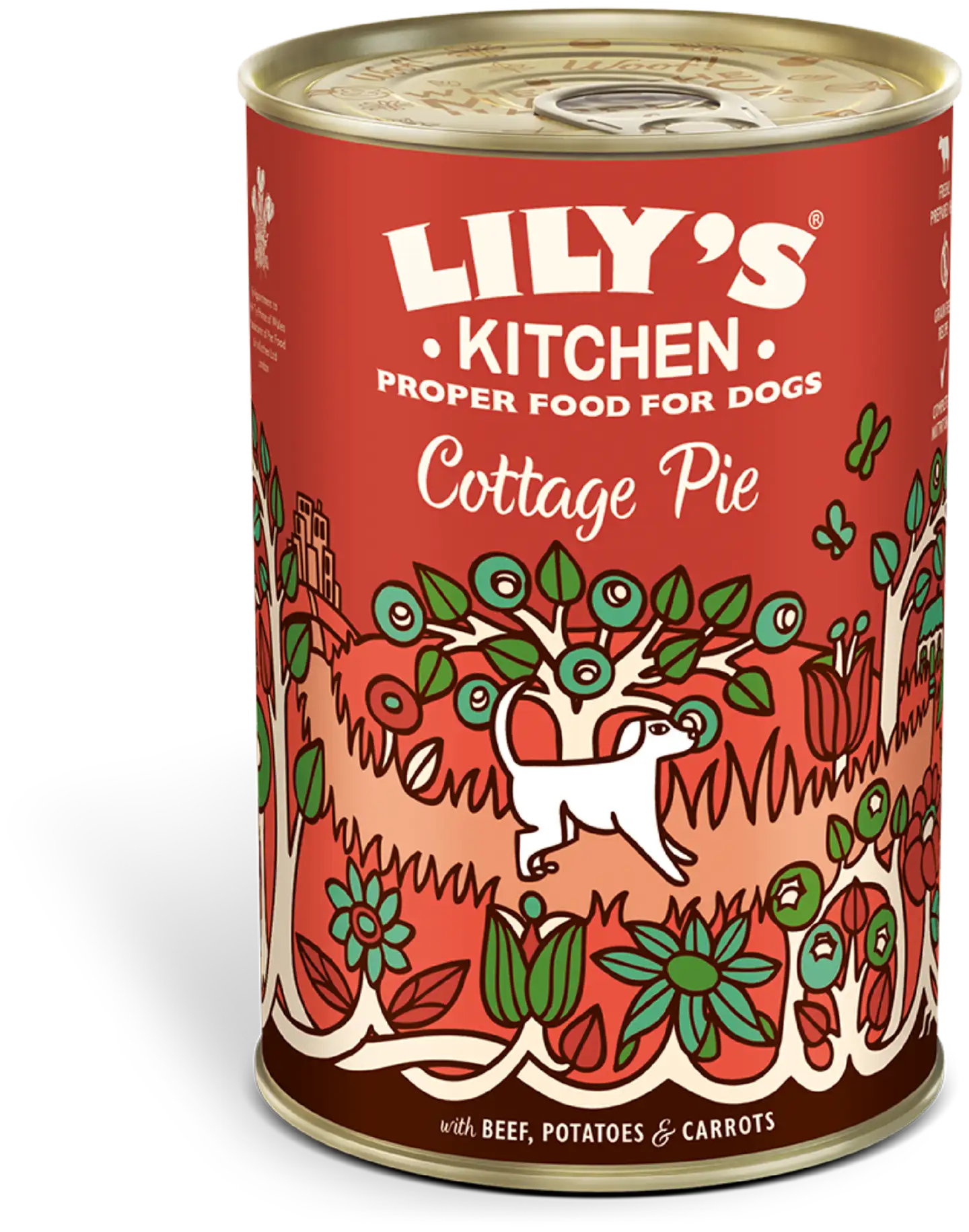 Lily's Kitchen 400g Cottage Pie sis. nautaa ja kasviksia koiranruoka