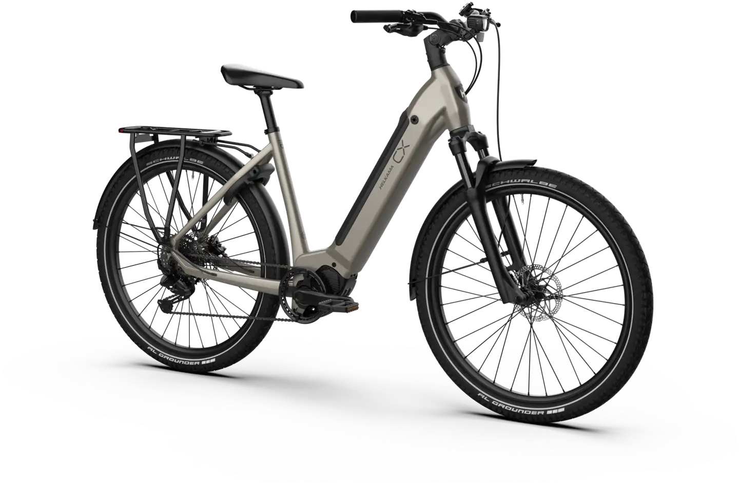 Helkama CX 27,5" Sähköpyörä 9-vaihdetta runko 50 cm graniitti - 2