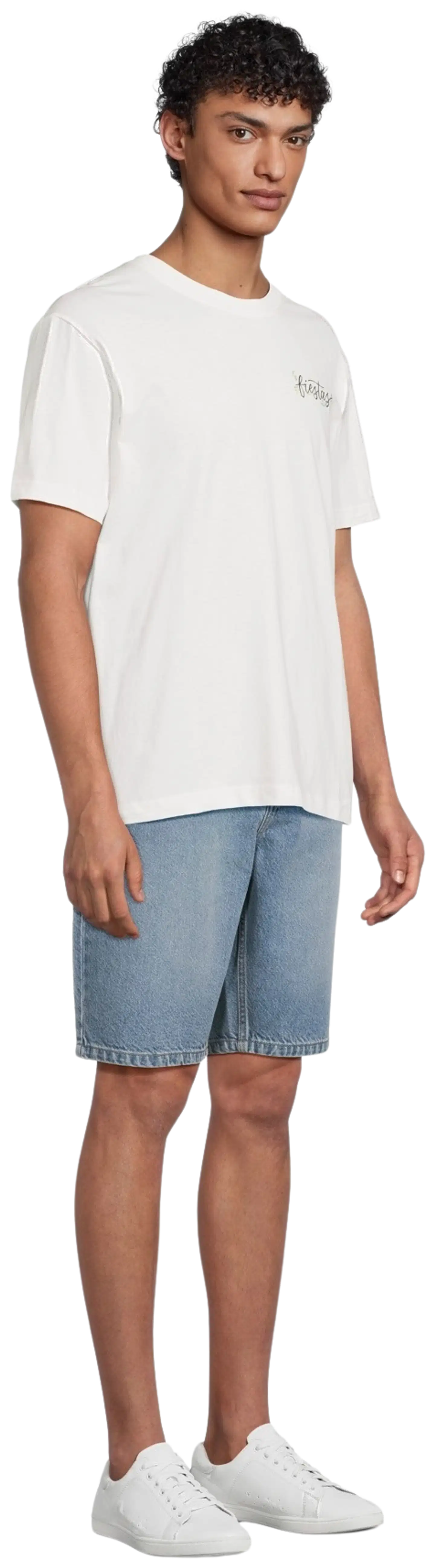 WKLY. miesten t-paita Desert Cowboy 195W152602 - Off white - 4