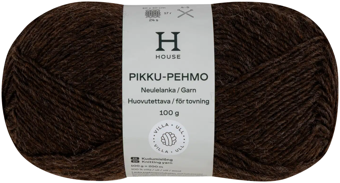 House villalanka Pikku pehmo 100 g Dark brown 200090