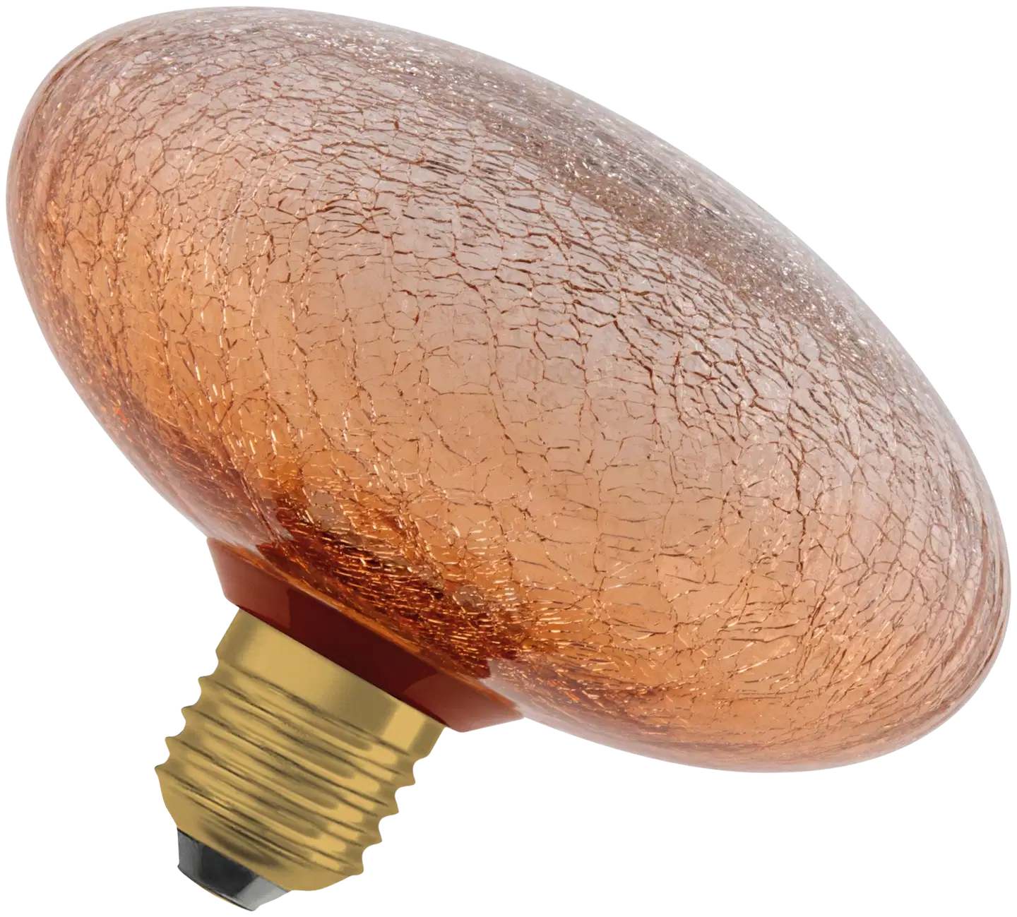 Osram LED-sisustuslamppu Decor Cracked Flat 3,5W E27 oranssi - 1