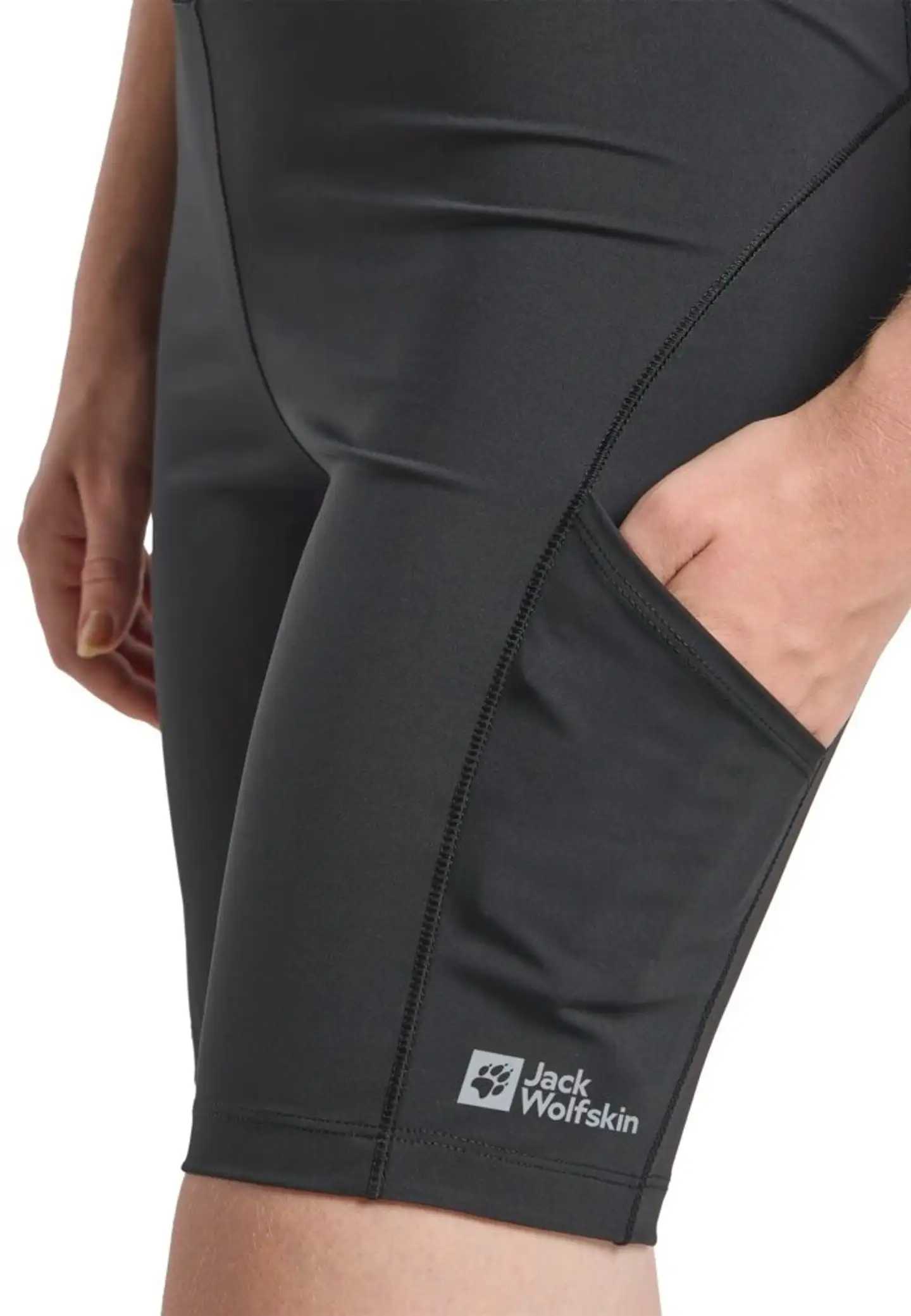 Jack Wolfskin naisten kensteig short w shortsit A63962 - BLACK - 7