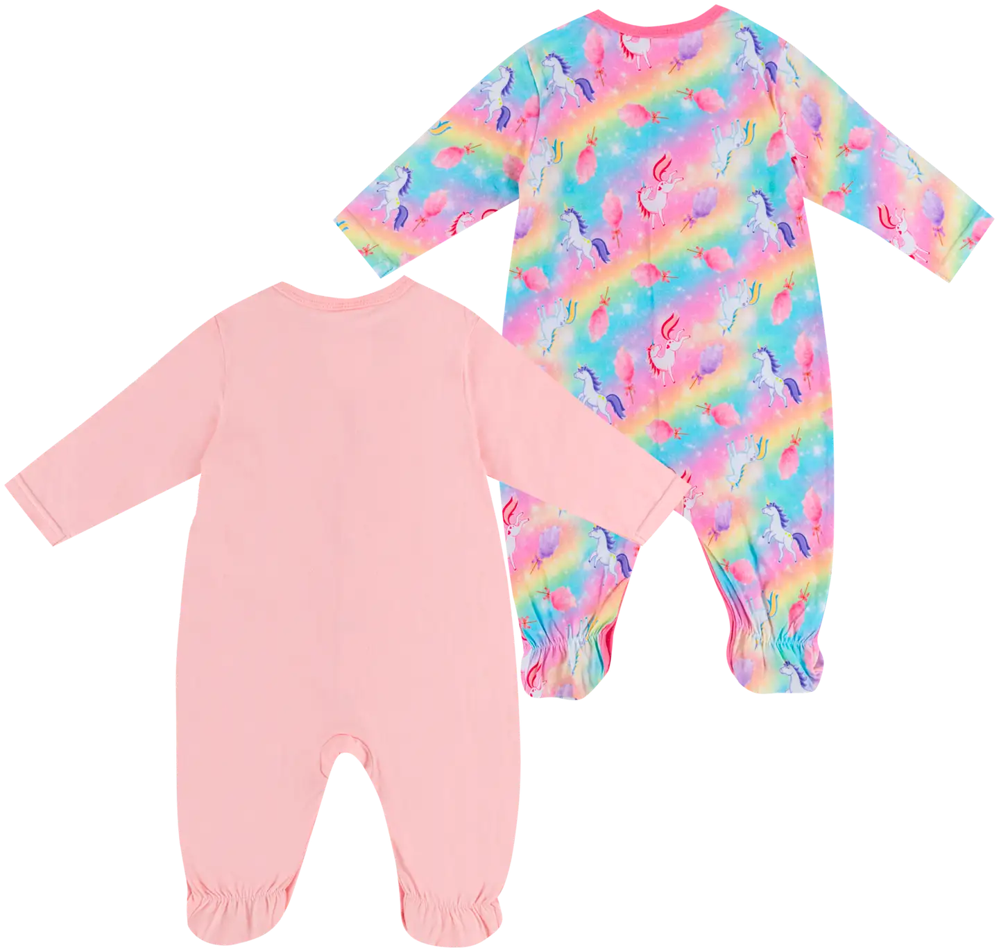 Ciraf vauvojen pyjama 250b242930 2-pack - unicorn aop / crystal rose - 2