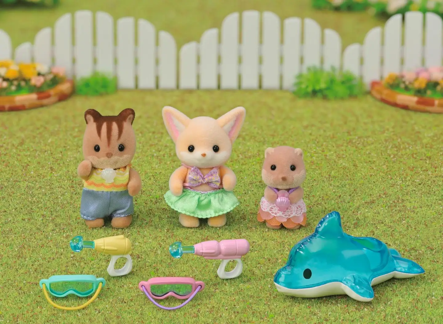 Sylvanian Families Kolmoset altaalla - 2