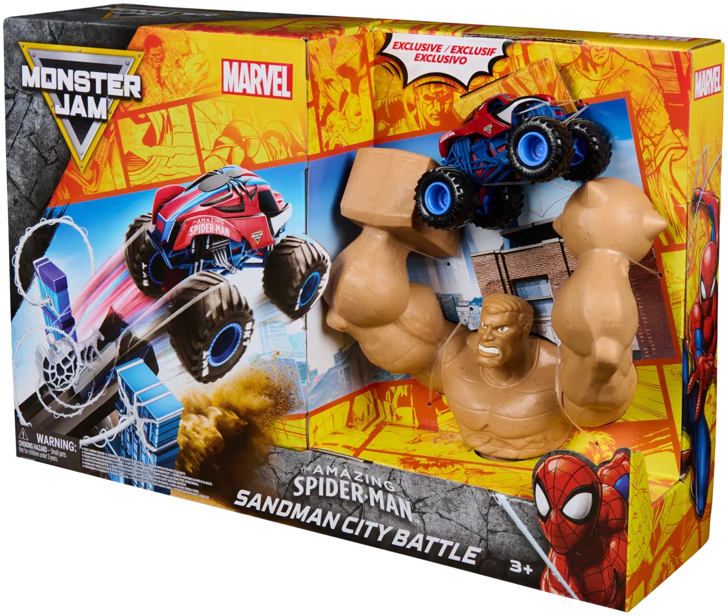 Monster Jam 1:64 Marvel Spiderman Setti - 3