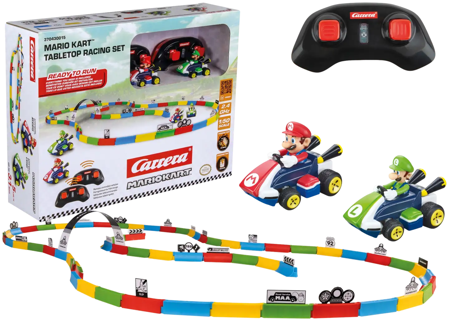 Carrera RC radio-ohjattava autosetti Mario & Luigi Tabletop - 1