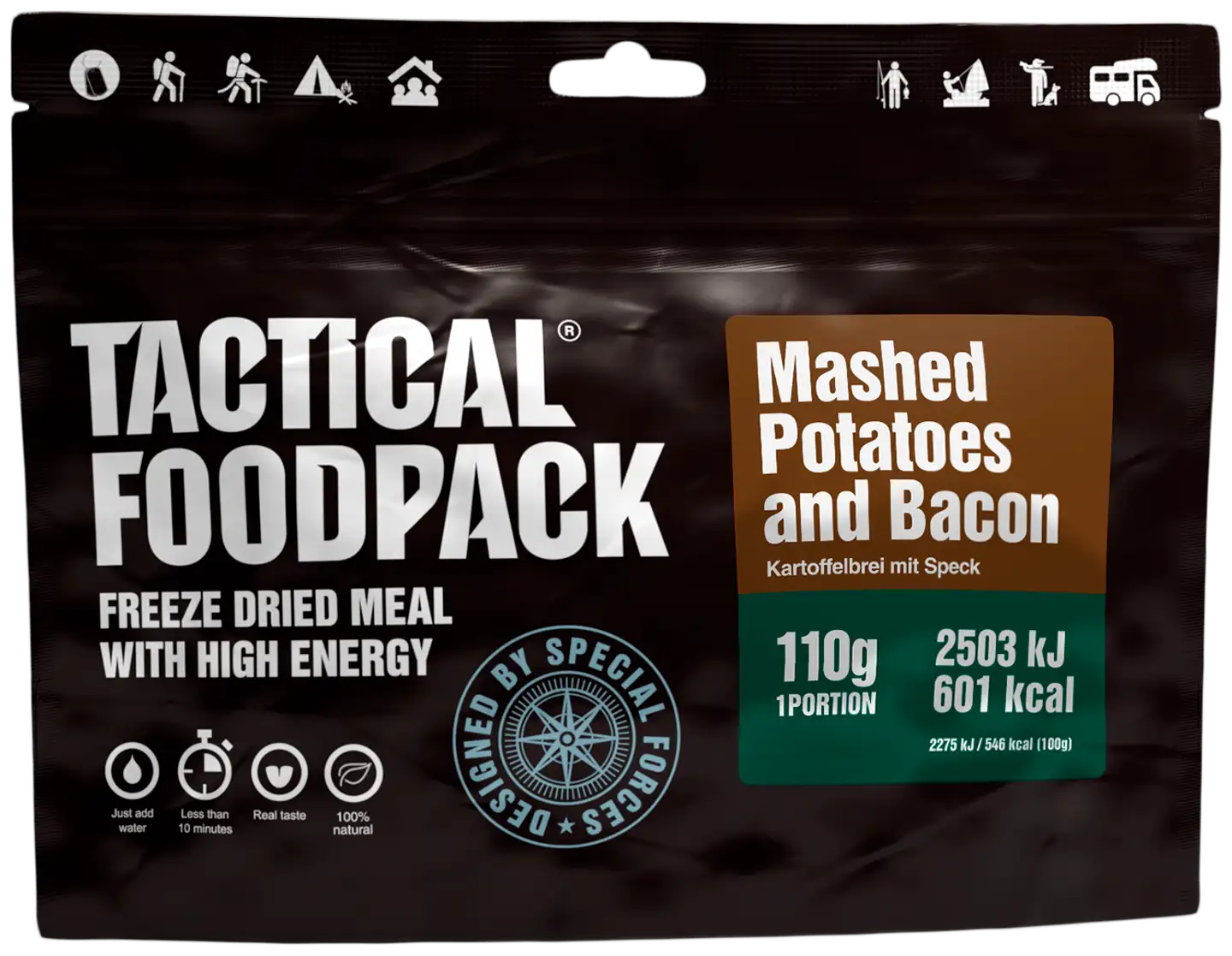 Tactical Foodpack perunamuusi pekonilla