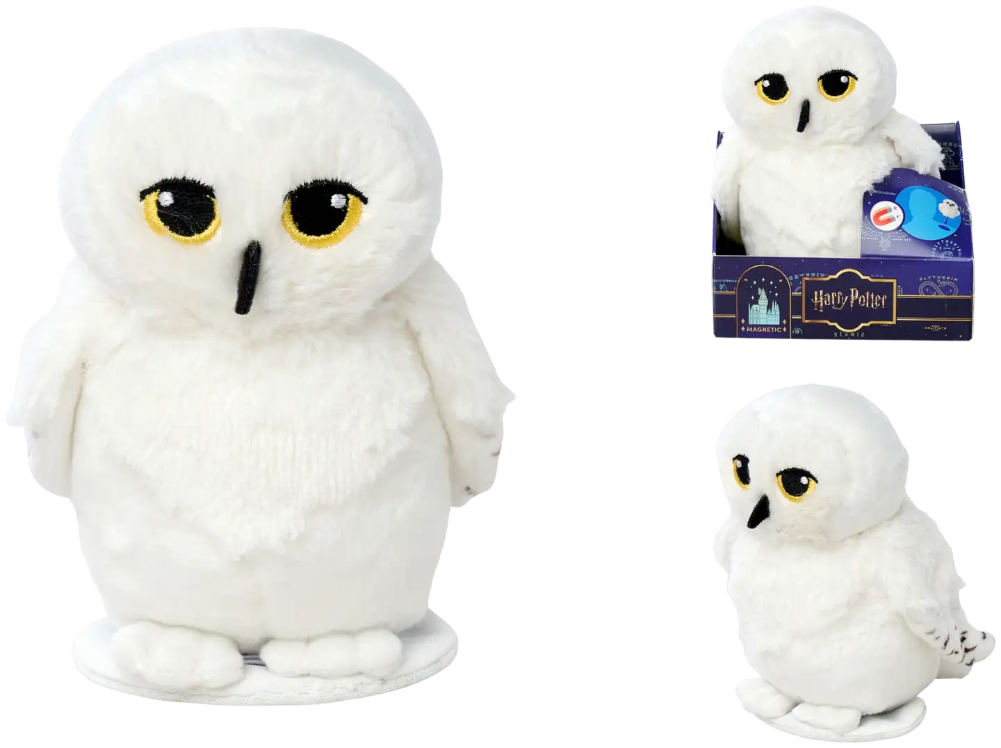 Simba Toys plush - Warner Bros - Harry Potter, Hedwig, olkapääkaveri, pehmo, 12 cm, magneettikiinnitys - 1