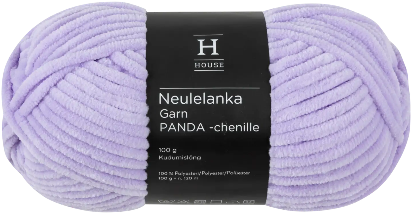 House lanka Panda chenille 100g mauve lilac