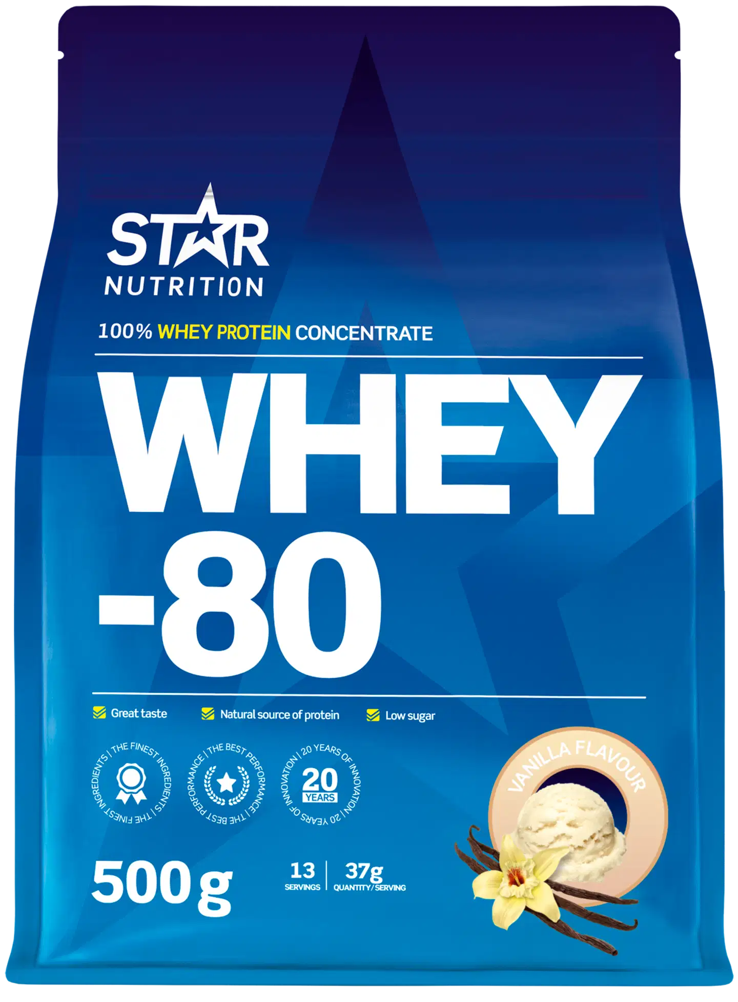 Star Nutrition Whey-80 Vanilla 500g