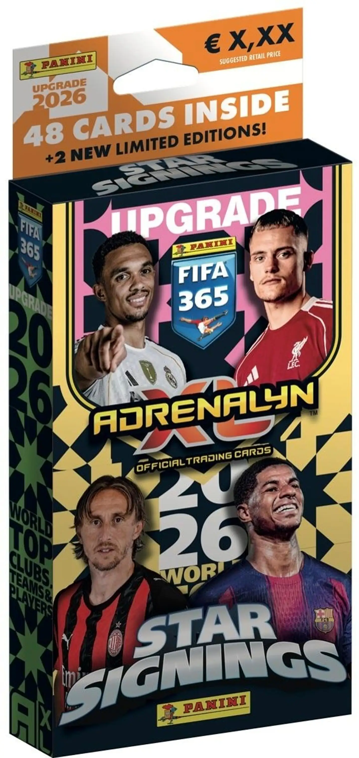 Panini Fifa 365 Upgrade Adrenalyn XL -ko