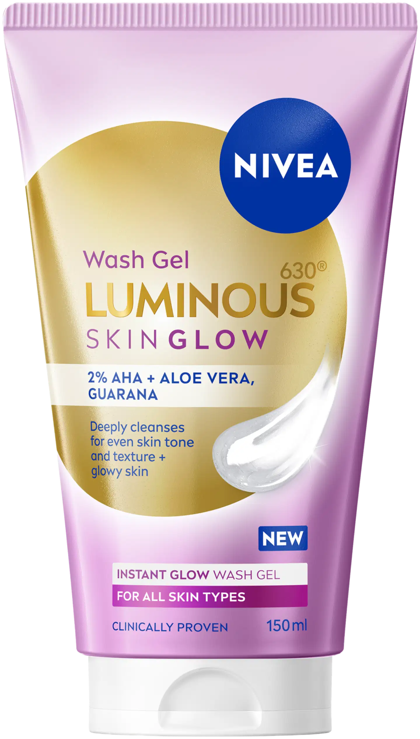 NIVEA 150ml Luminous630 Skin Glow Wash Gel -puhdistusgeeli