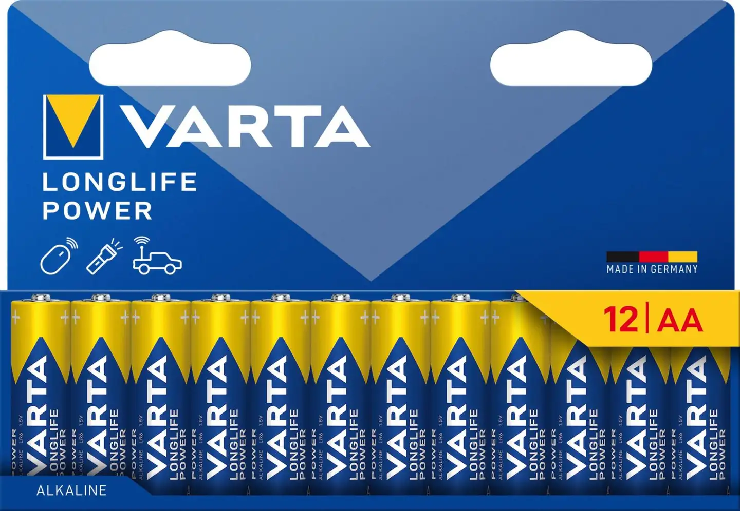 Varta paristo Longlife Power AA 12 pack - 1