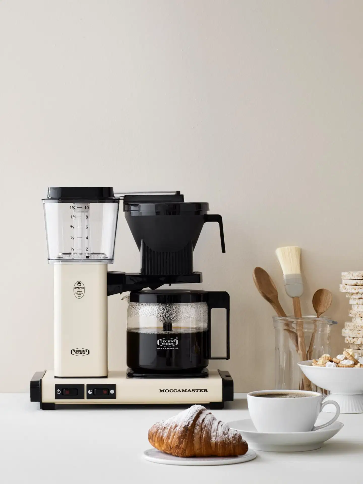 Moccamaster Automatic-suodatinkahvinkeitin, Light Ivory - 2