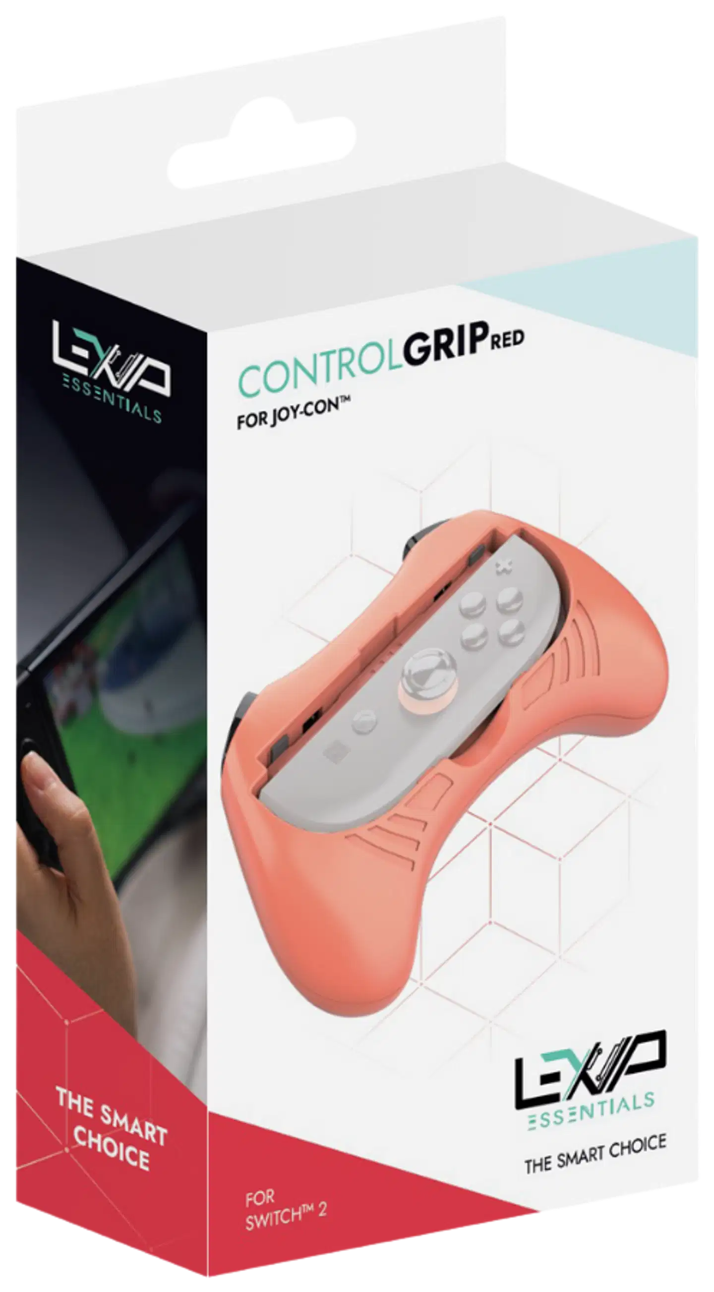 Lexip Control Grip for Joycon punainen, Nintendo Switch 2 - 3