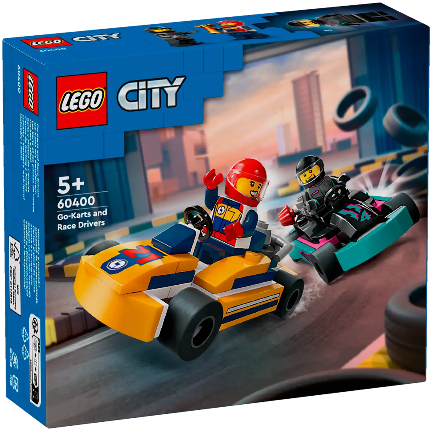 LEGO City Great Vehicles 60400 Go-Kart-autot ja kilpakuljettajat - 1