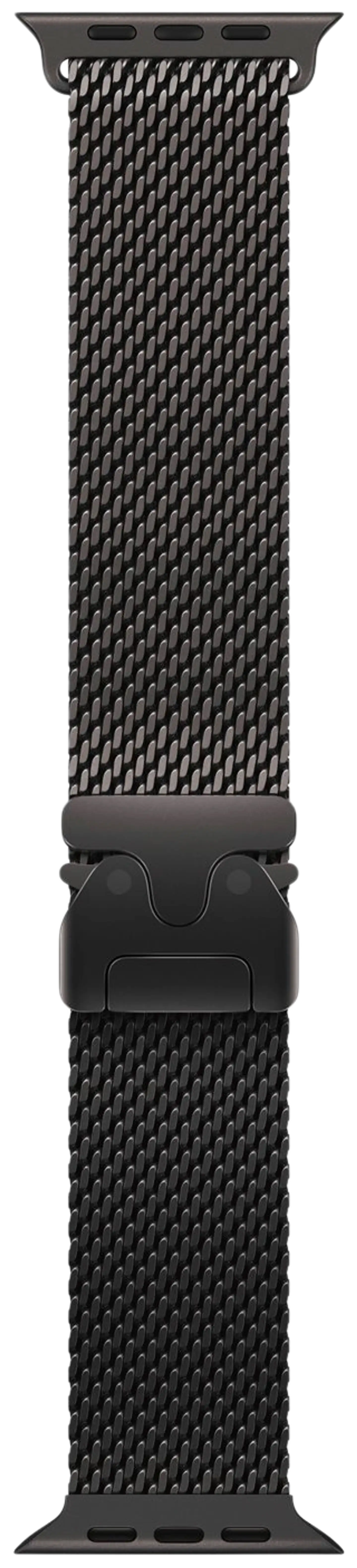 Apple Watch Ultra 2 GPS + Cellular 49mm mustatitaani kotelo, Black Titanium Milanese Loop ranneke - L - MX5V3KS/A - 3