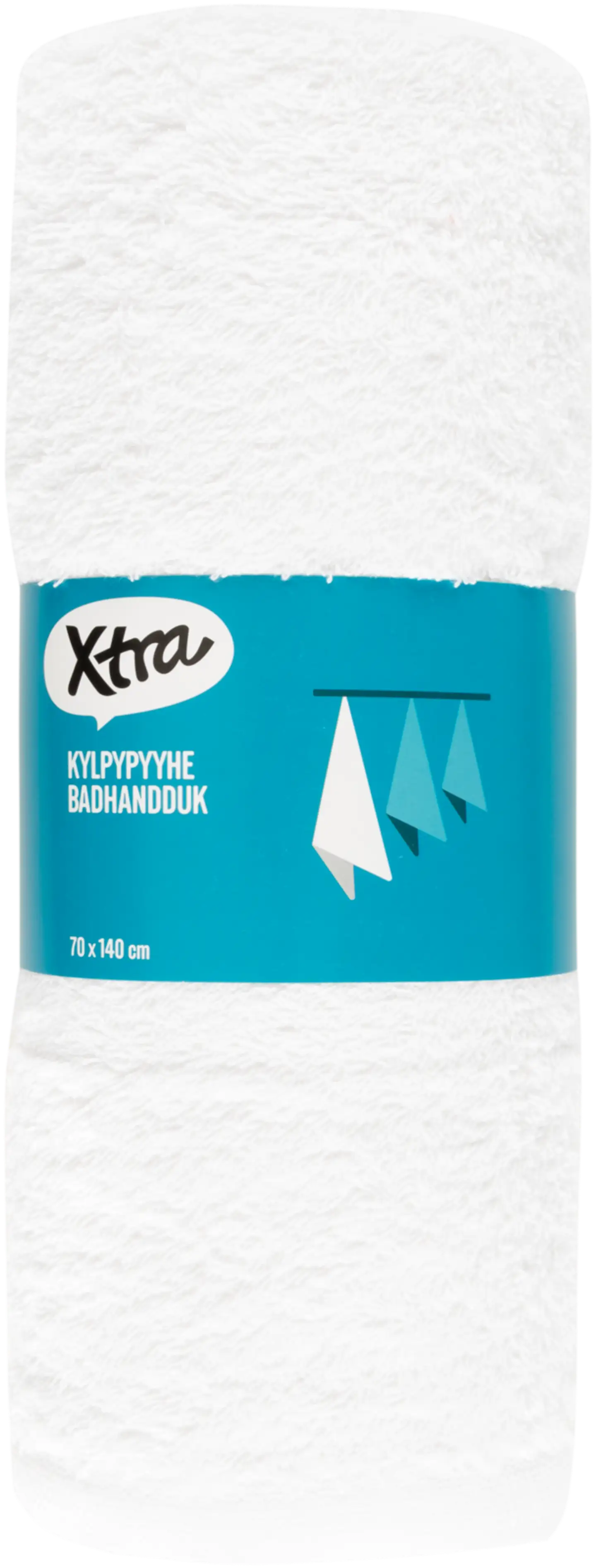 Xtra kylpypyyhe Anna 70x140cm - VALKOINEN - 2