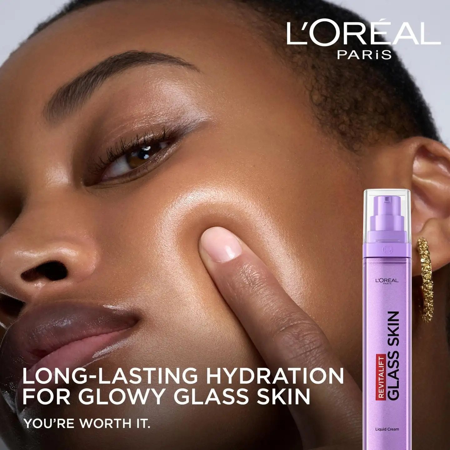 L'Oréal Paris Revitalift Filler Glass Skin Nestemäinen Päivävoide normaalille iholle 50 ml - 4