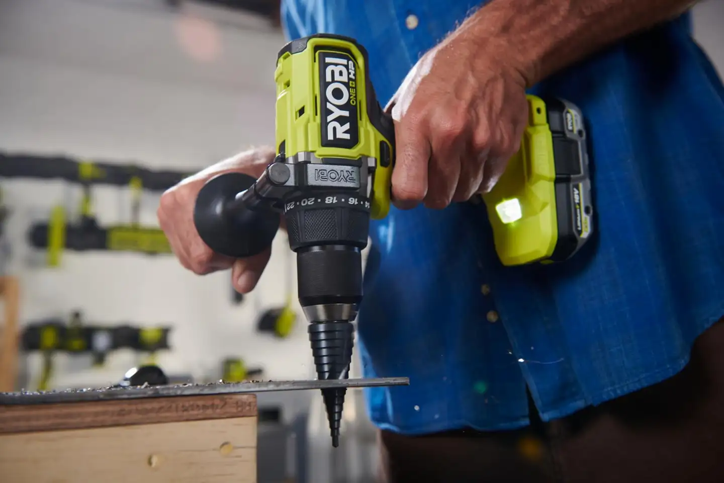 Ryobi akkuporakone RDD18X1-0 - 8