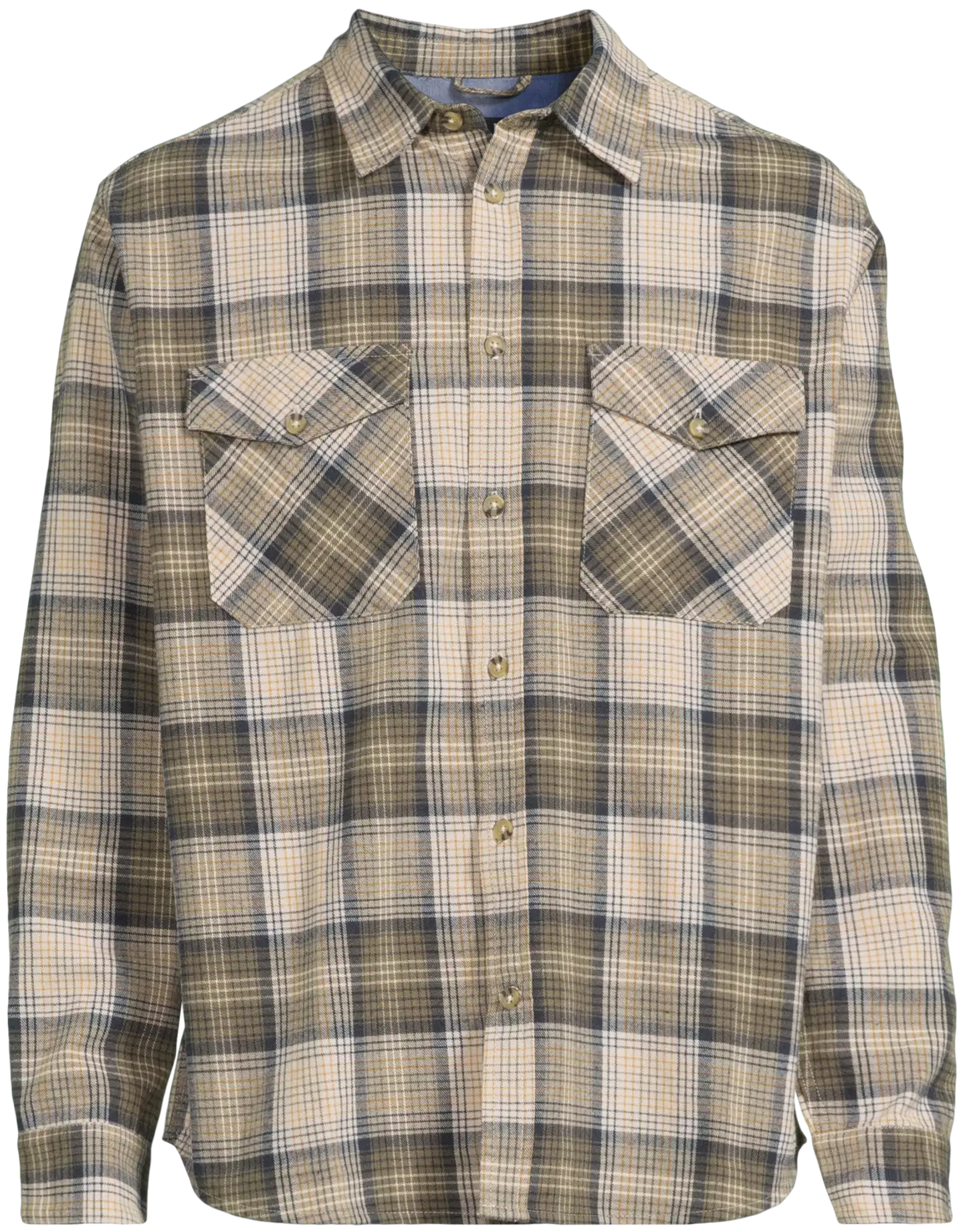 House miesten flanellipaita CYCLO® 194H382604 - Navy/Green Check - 2