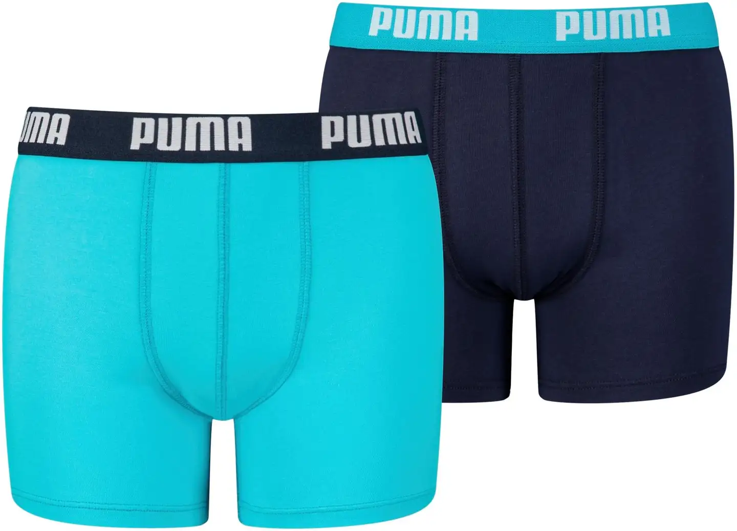 Puma lasten bokserit Basic 2-pack - turquoice/navy - 1