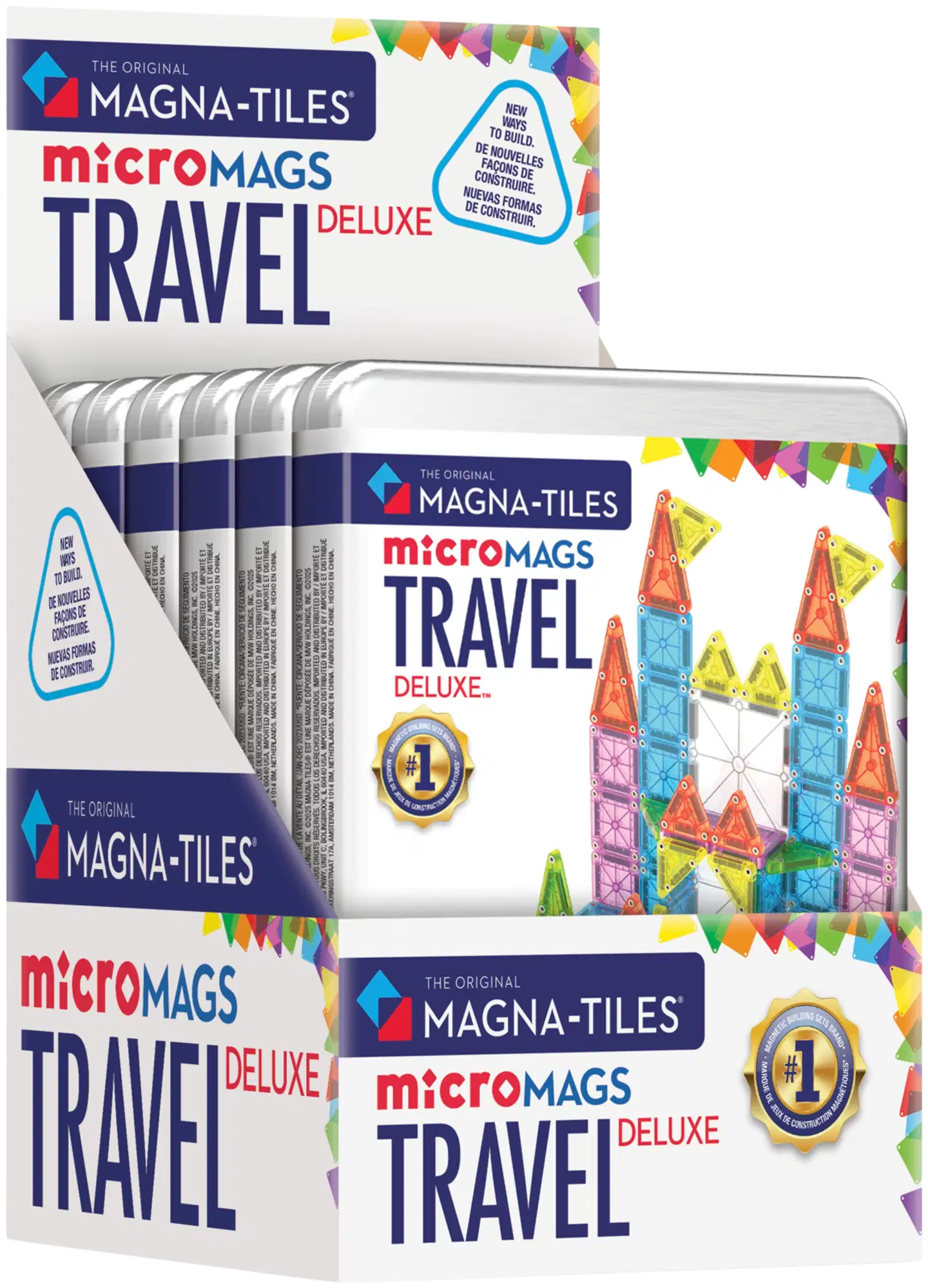 Magna-Tiles microMAGS Deluxe Travel -matkapakkaus 55 osaa - 2