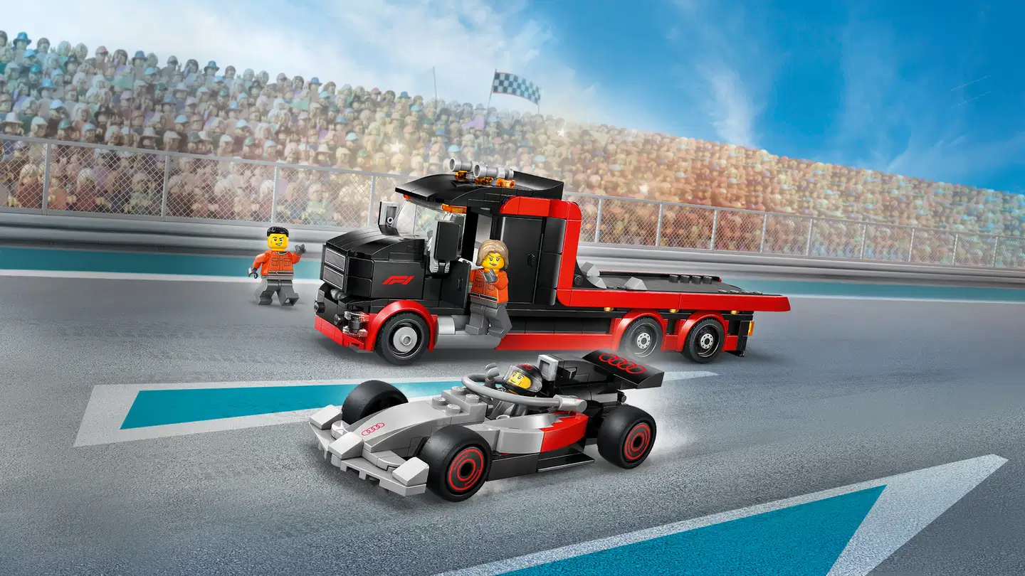 LEGO® City Formula 1 60493 F1®-kuljetusauto ja Audi F1® ‑kilpa-auto - 5