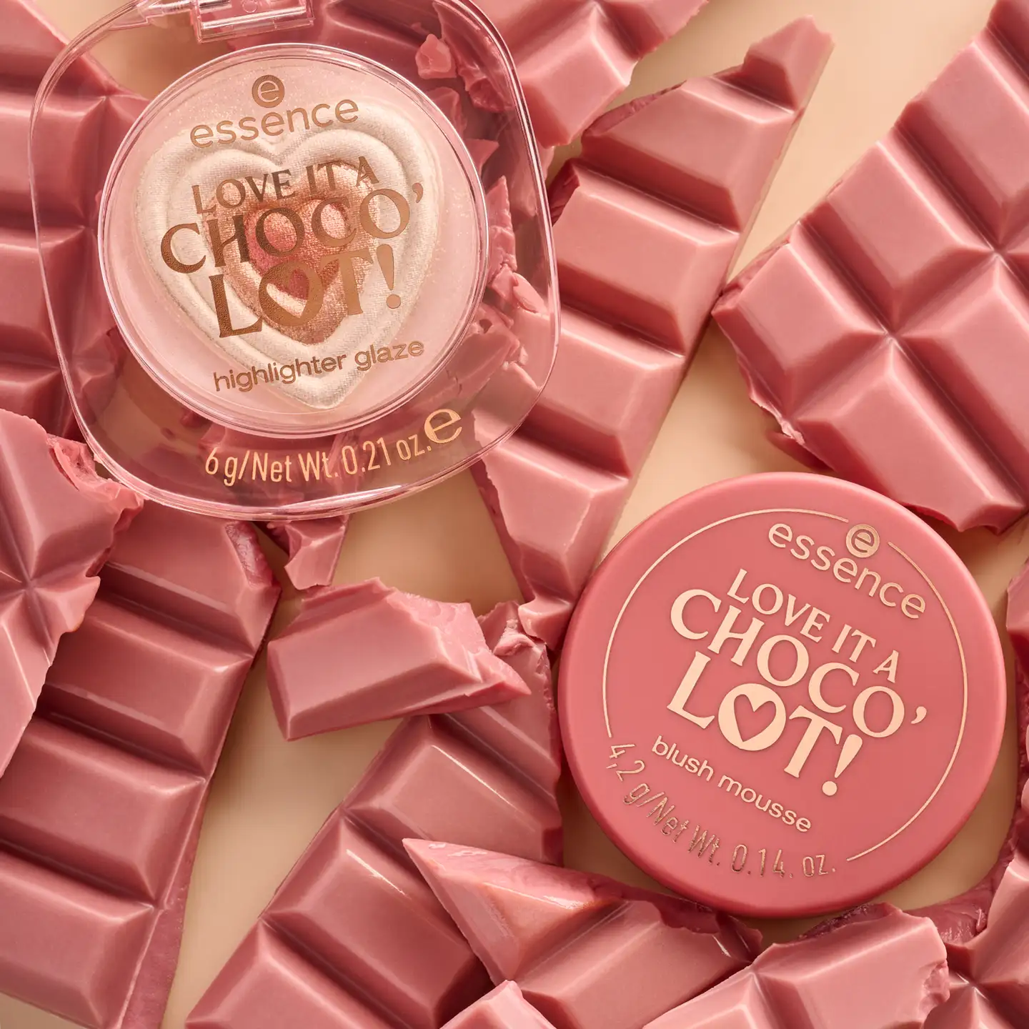 essence LOVE IT A CHOCO' LOT! Highlighter glaze - 6